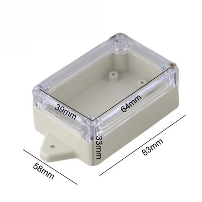 Waterproof Electrical Junction Box with Clear Lid for Safe Cable Connections