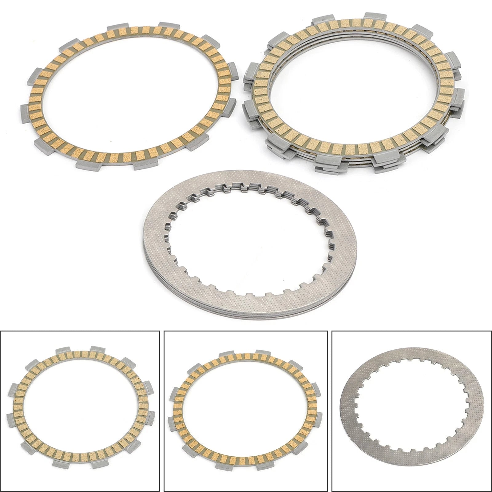 Clutch Kit Steel & Friction Plates for Suzuki TU GW GZ GN DR VL 250 (1982–2017)