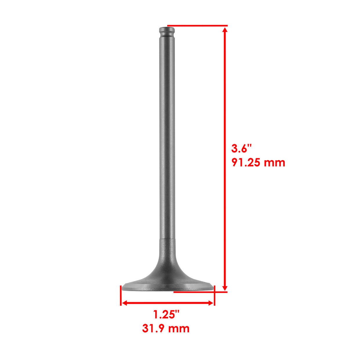Intake Valve OEM Replacement for Honda TRX300 Fourtrax 300 2X4 (1988–2000)