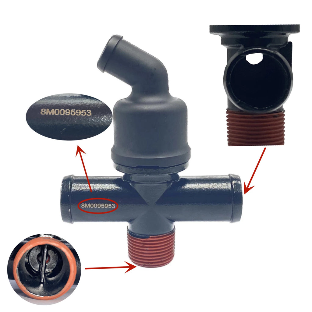 Fitting Assembly for Mercury MerCruiser 4.5L MPI Alpha Bravo (8M0095953, 8M0133716)