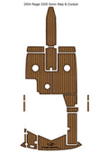 EVA Foam Cockpit Pad for Regal 2200 (2004) - Teak Deck Floor Mat