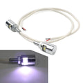 2X Chrome License Plate Light 12V Universal