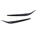 Carbon Look Headlight Eyelid Eyebrow Trims for BMW 5 Series G30 G31 (2017–2021)