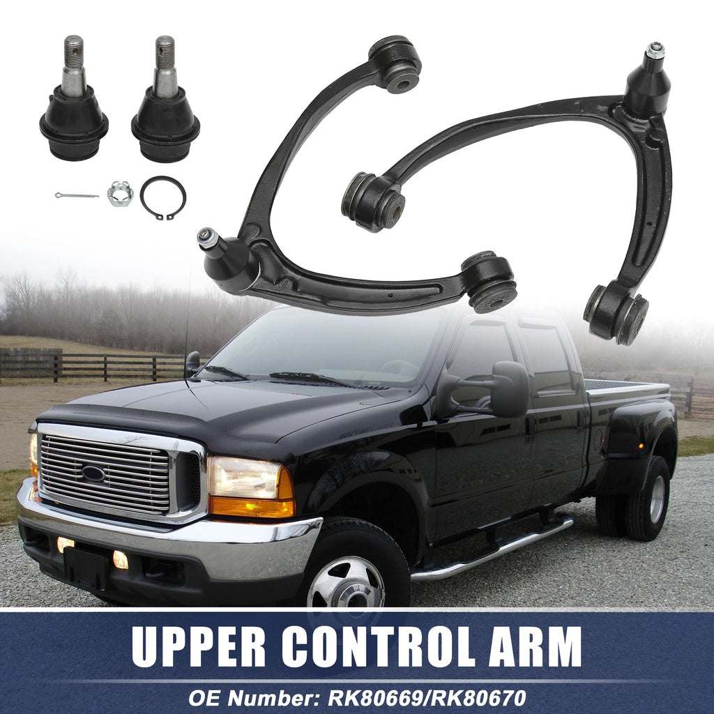 4 Pcs Front Upper Lower Control Arm Ball Joint for Chevrolet Avalanche (2002–2013)