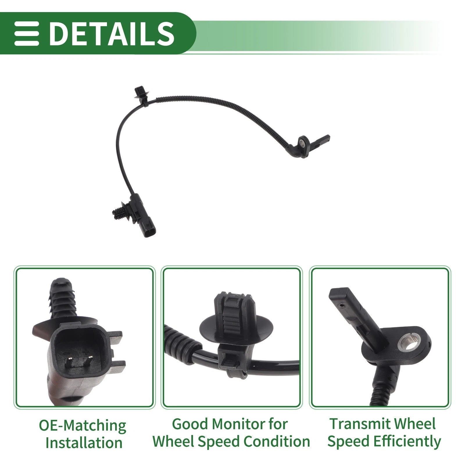 ABS Wheel Speed Sensor No. 26684323 for Buick GL6 (2018) Rear Right