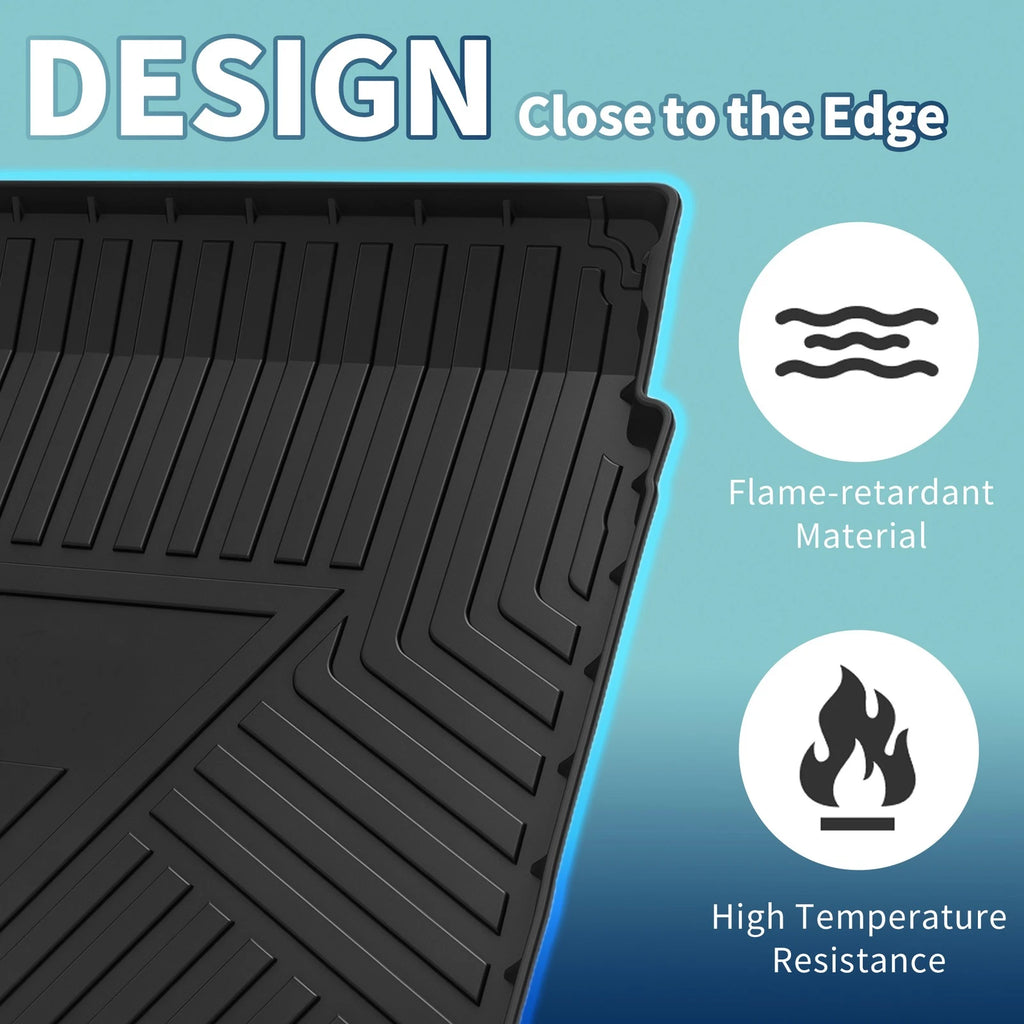 Cargo Liner Rear Trunk Mat TPE Flat Face for Audi Q3 (2019–2024)