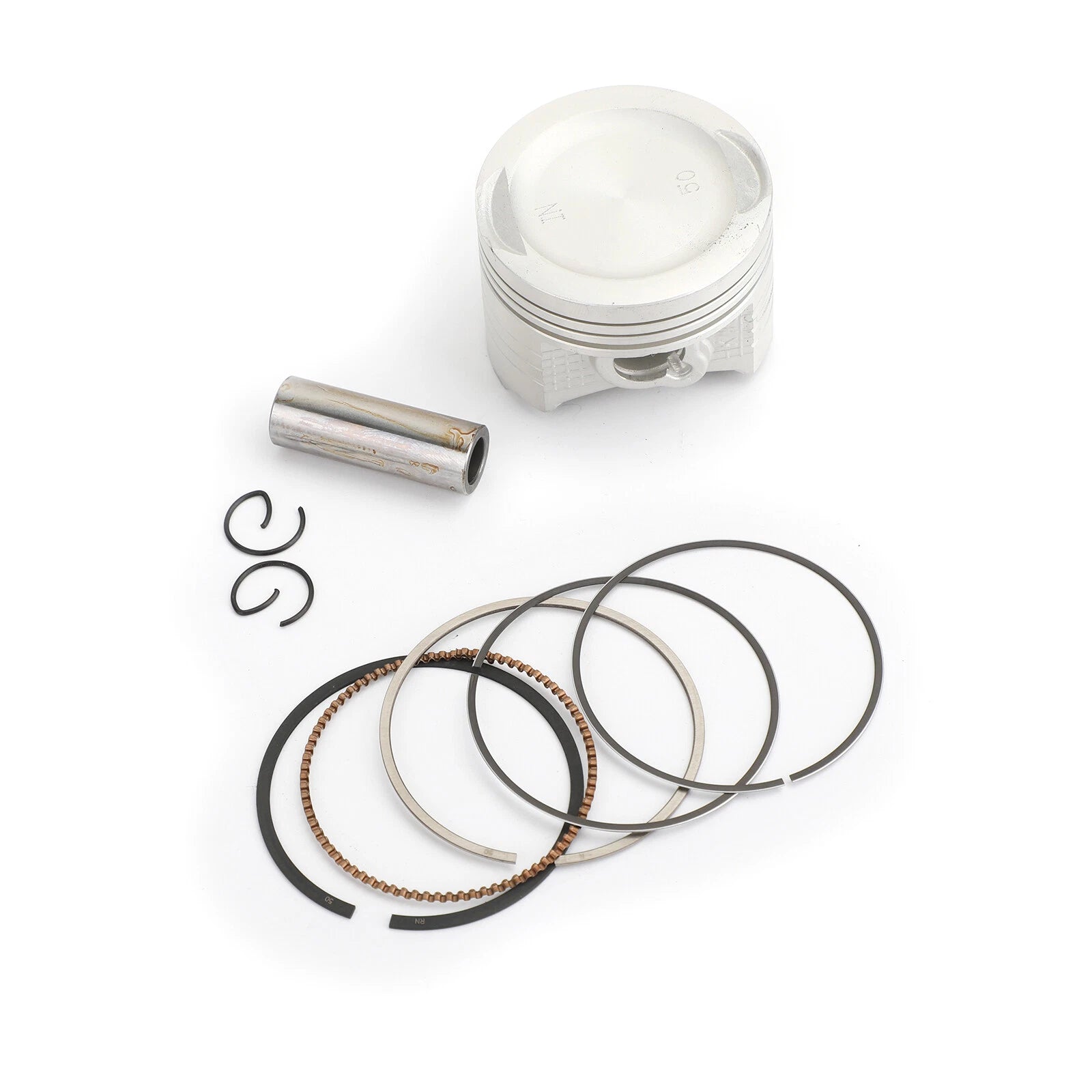 Piston Rings Pin Clips Kit STD 52.40mm for Honda CBF125 (2009–2016) 13101-KTE-910
