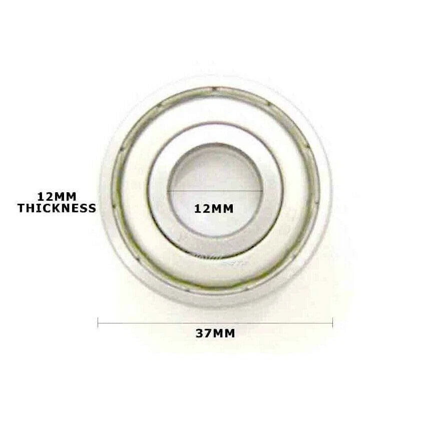 Shielded Ball Wheel Bearing 6301ZZ for