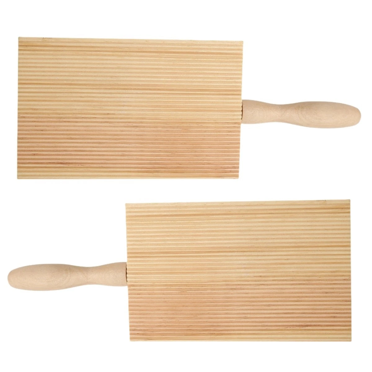 2 Wooden Gnocchi Boards for Home Cooking