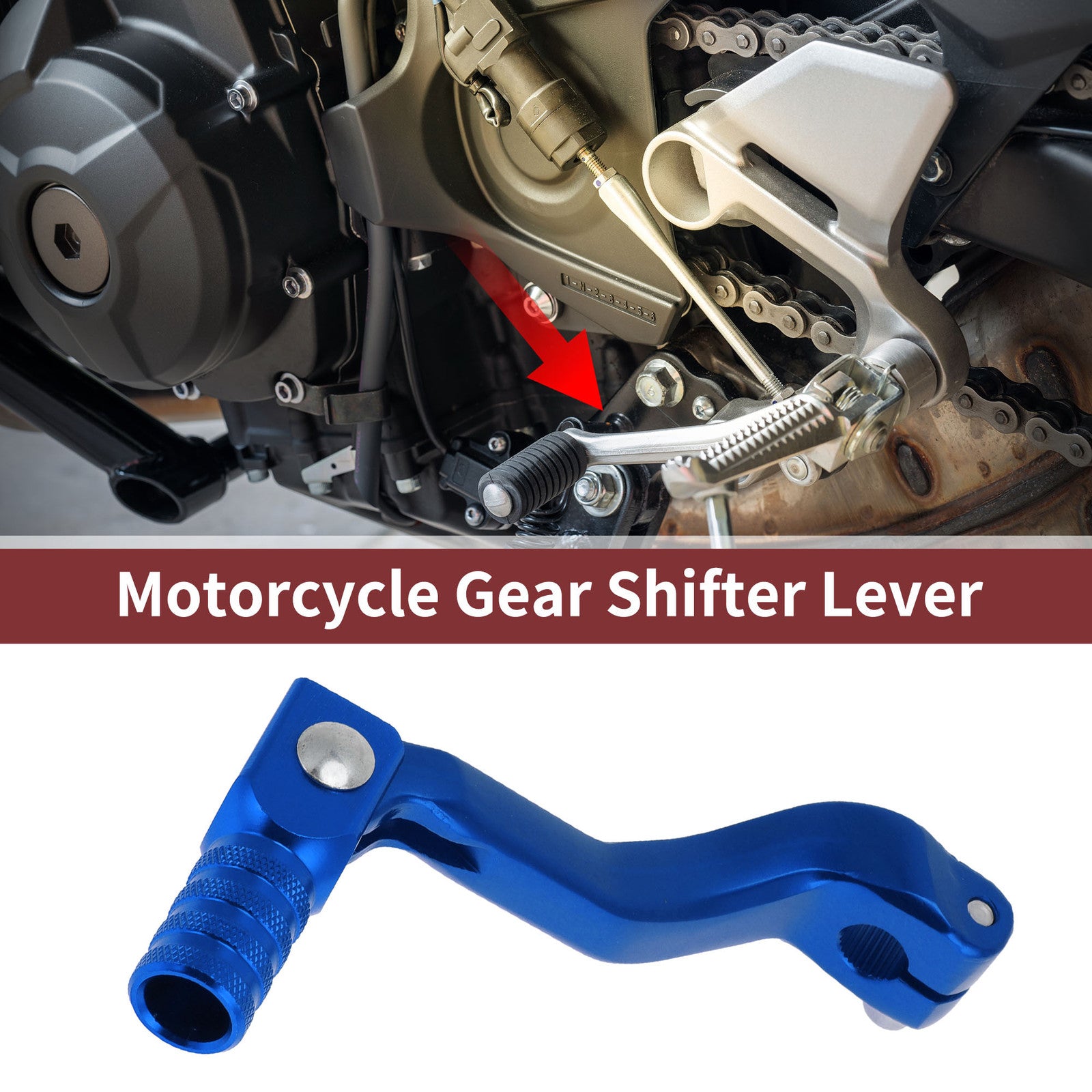Folding Motorcycle Gear Shifter Lever Replacement for Honda CB150 (2017–2020)