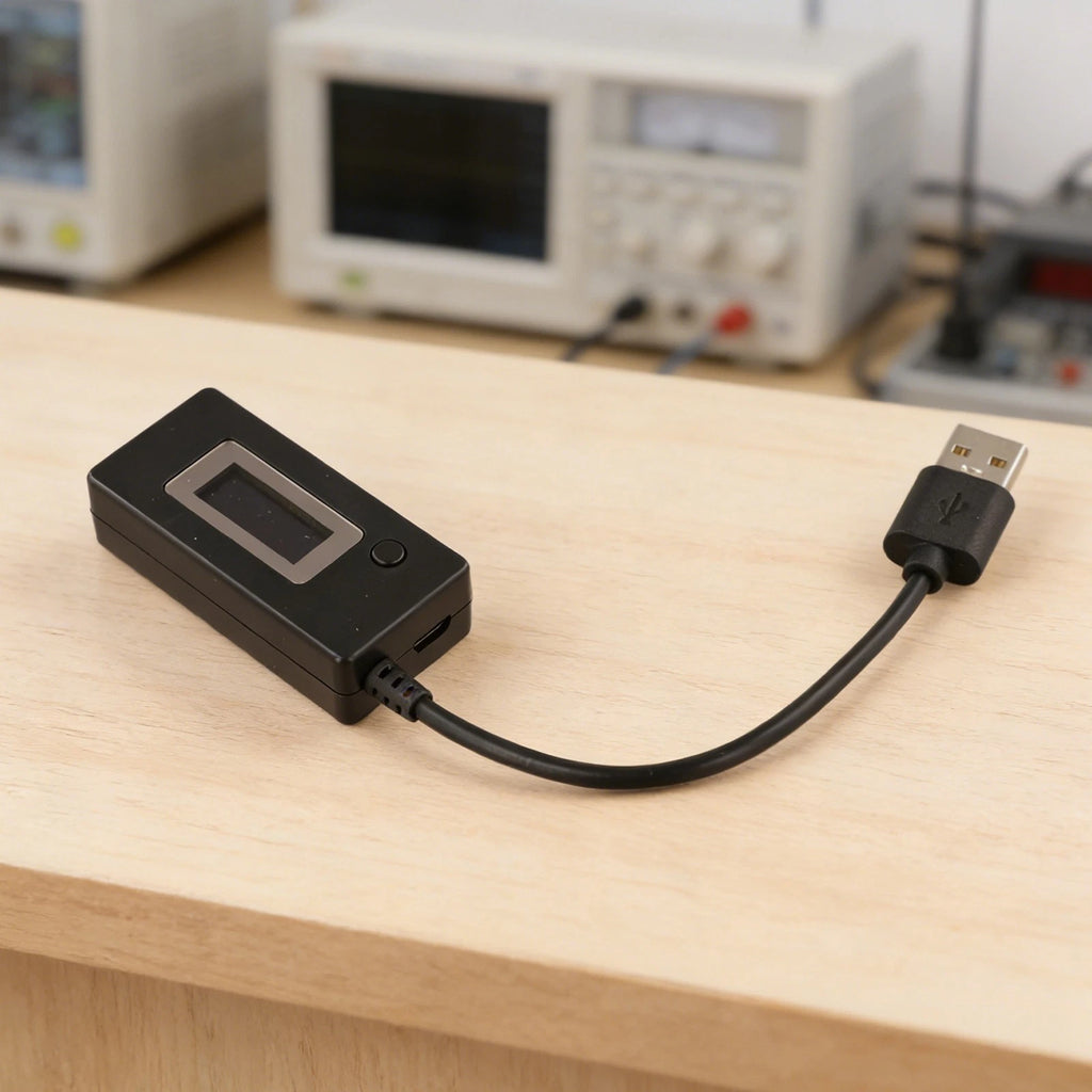 KCX017 USB Voltage Current Meter for Universal Use (LCD Display, 2A1A)