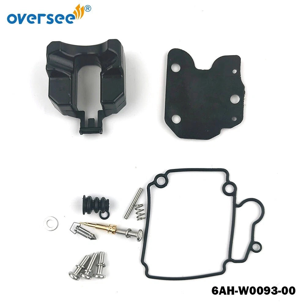 Carburetor Repair Kit 6AH-W0093 for Yamaha F9.9 F13.5 F15 F20 (1990–2023)