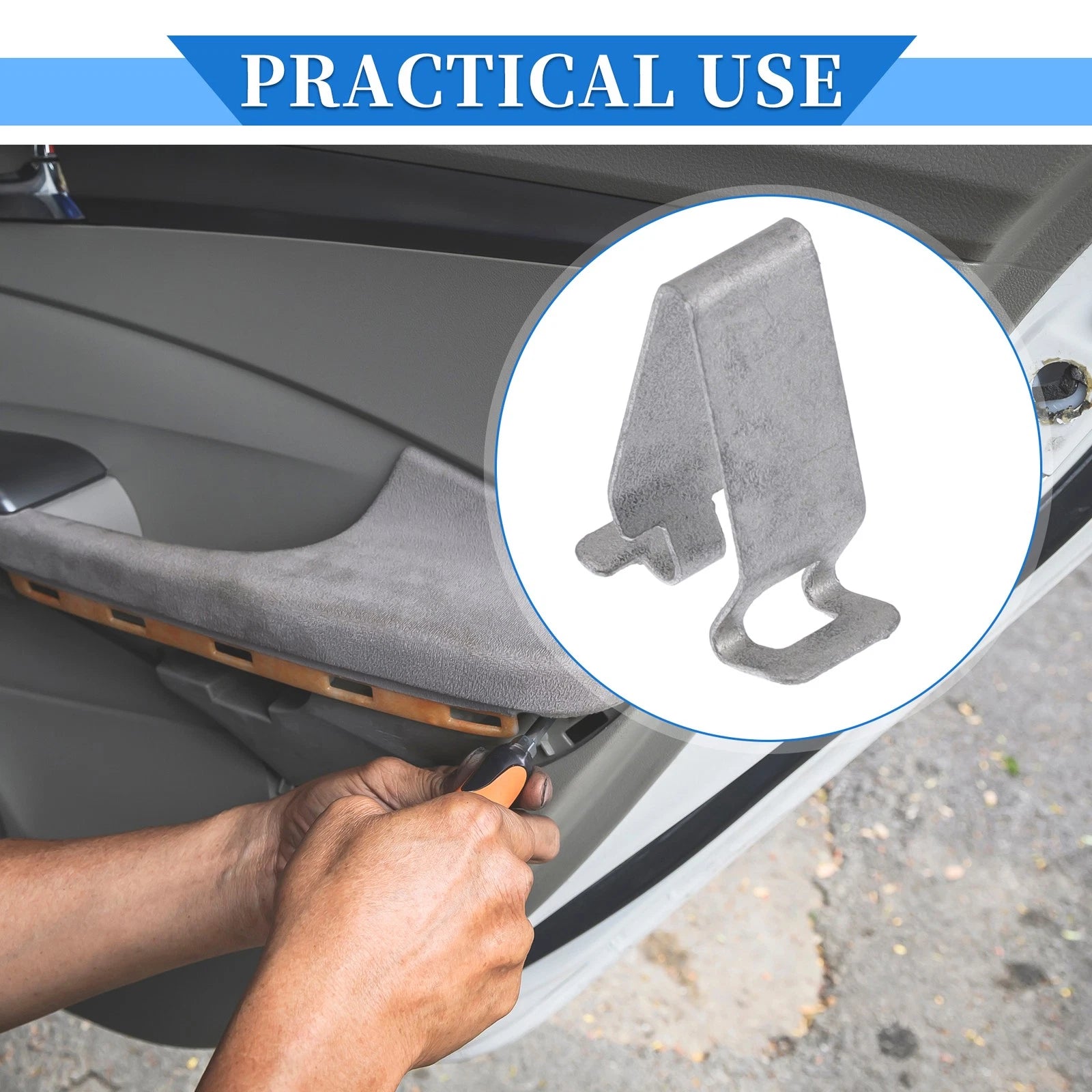 B Pillar Trim Panel Clips 5 Pcs Metal Replacement for Volkswagen Jetta (2011–2023)