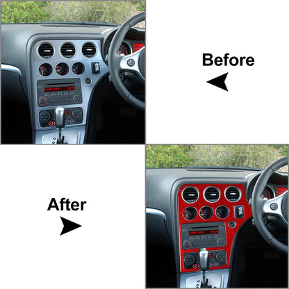 Center Console CD AC Panel Cover Trim for Alfa Romeo 159 Brera Spider (2006–2011)