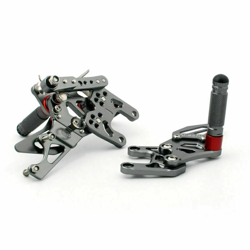 Rearset Foot Pegs for Honda CBR1000RR (2008–2012) T9 Gray