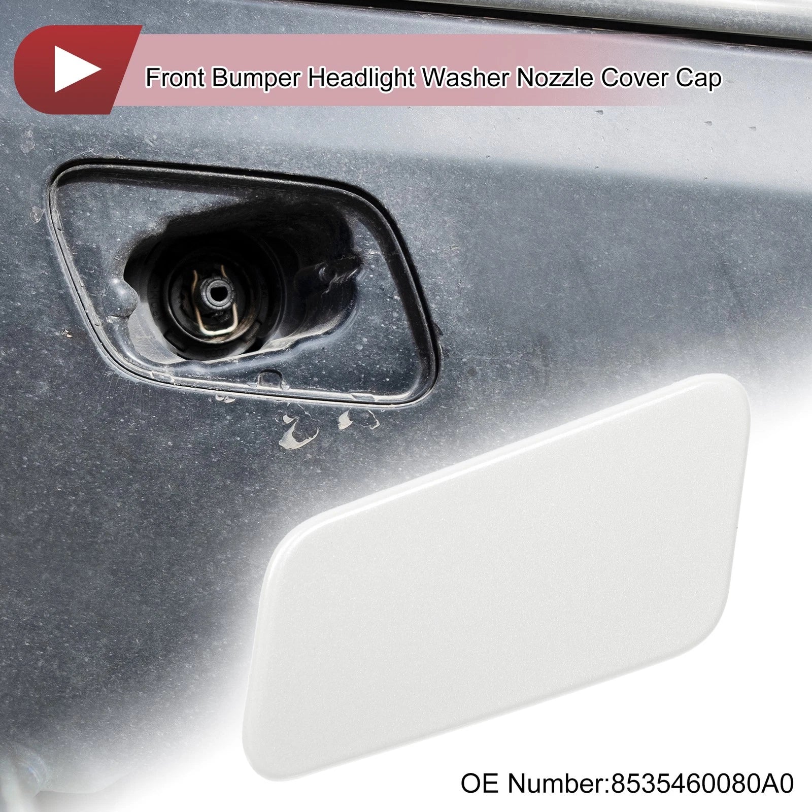 Front Left Washer Nozzle Cover Cap Replacement for Lexus LX570 (2016–2021)