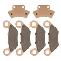 Sintered Front & Rear Brake Pads for Polaris Trail Blazer 250, Trail Boss 250, 350L