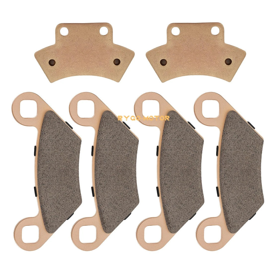 Sintered Front & Rear Brake Pads for Polaris Trail Blazer 250, Trail Boss 250, 350L