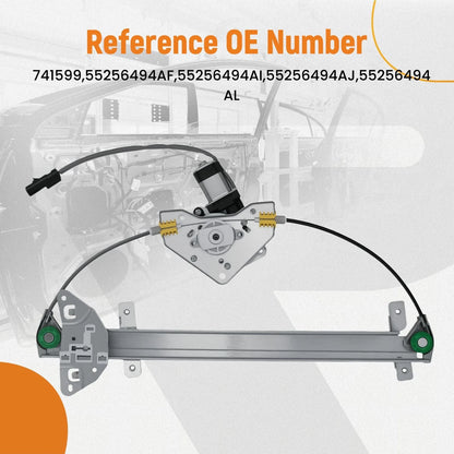 1PC Rear Right Electric Window Regulator for Dodge Durango Dakota (1998–2003)