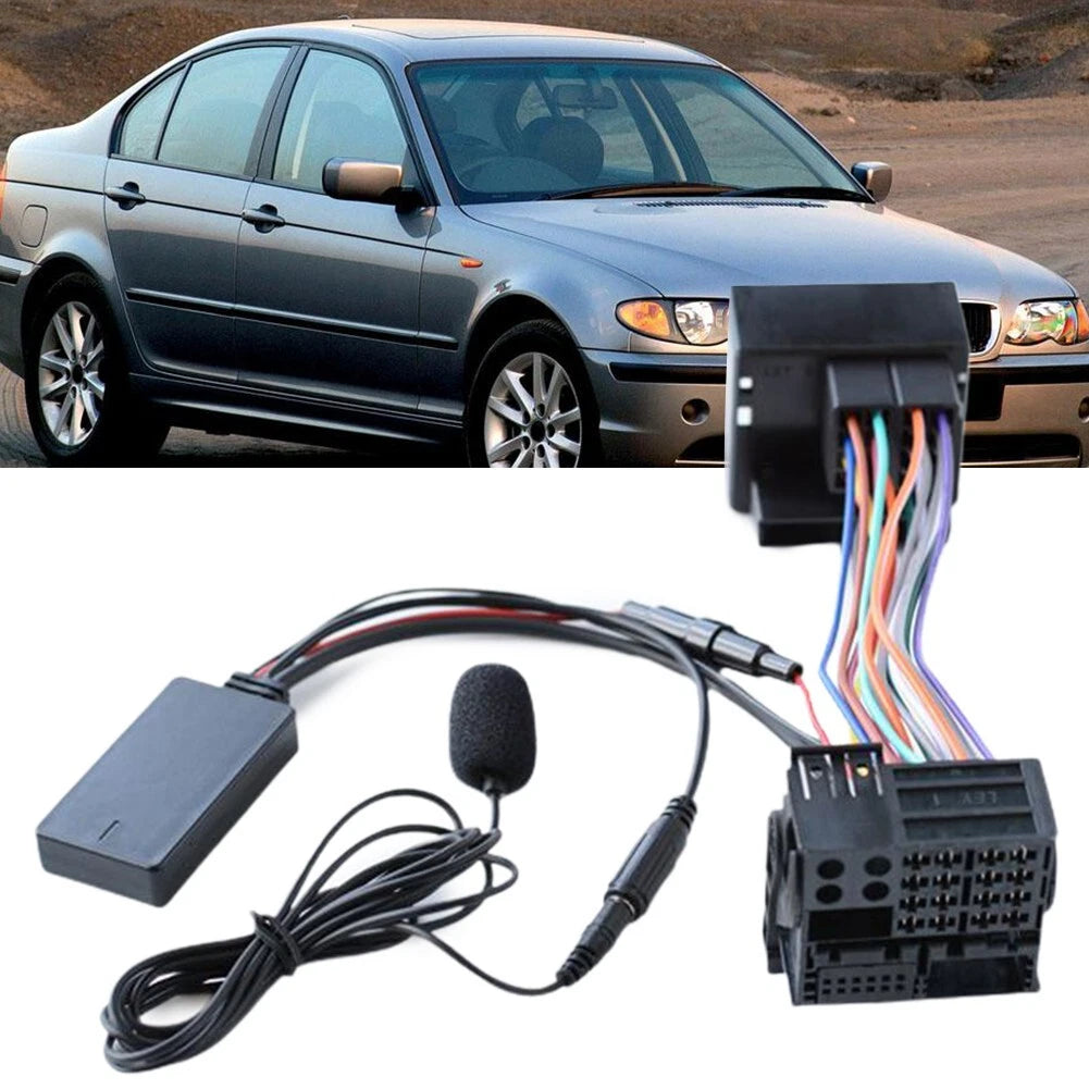 AUX IN Audio 12 Pin Cable Adapter for BMW X3 (E83)
