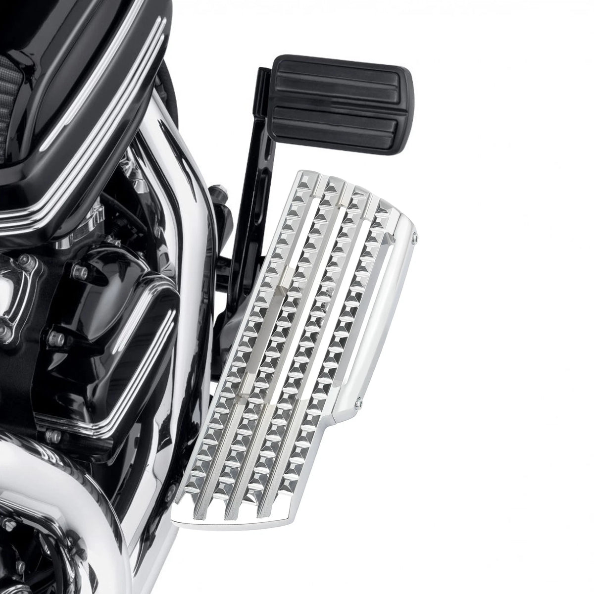 Front Rider Footboard Floorboard for Harley Softail Slim Deluxe Fat Boy (2018–2023)