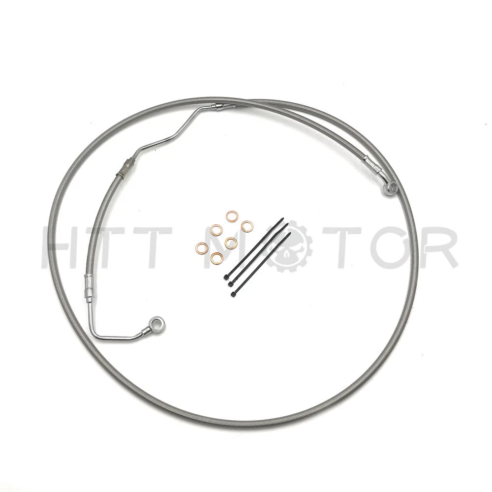 Upper Front Brake Line for Harley Touring (2009–2013) w/ABS 16" Monkey Handlebars