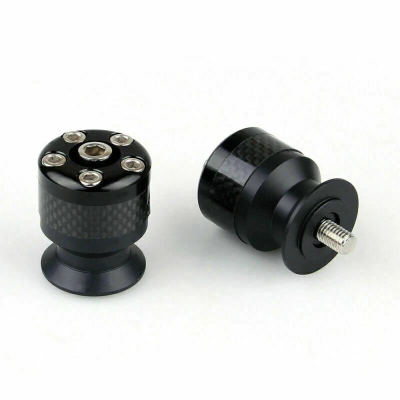 CNC Carbon Fiber 8mm Swingarm Sliders Spools for Universal Motorcycle
