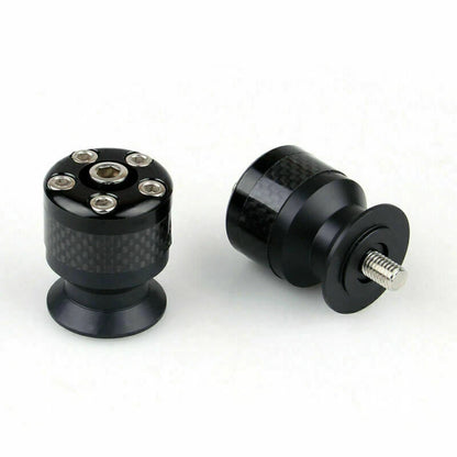 CNC Carbon Fiber 8mm Swingarm Sliders Spools for Universal Motorcycle