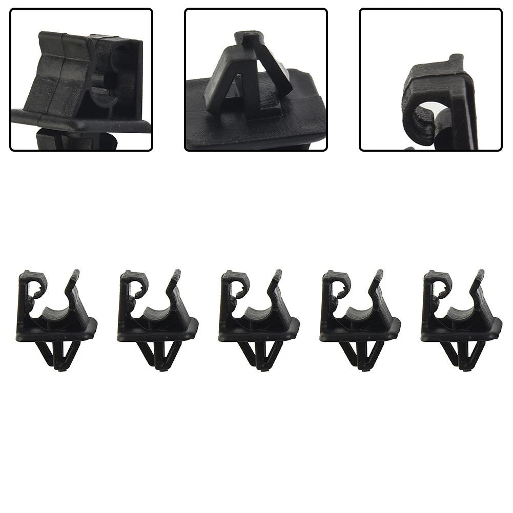 5X Black Plastic Clips for Kia Sedona/Carnival YP (2015–2021)