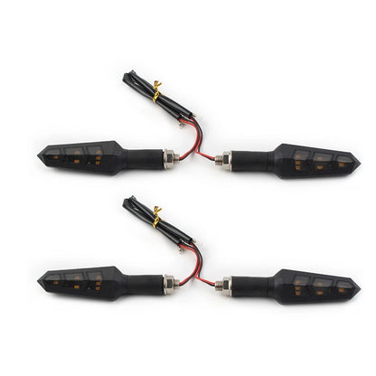 4X LED Turn Signal Indicators for Universal Motorcycle (6 Lights)