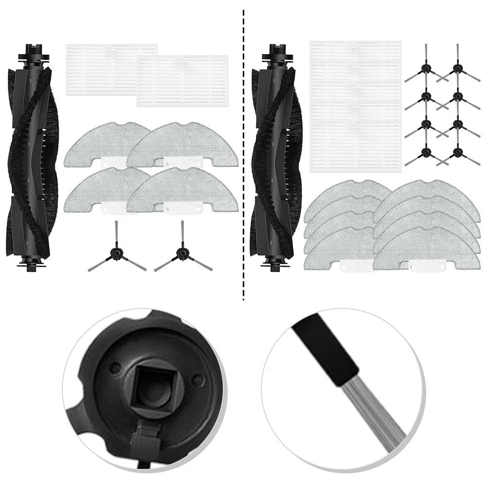 Side Brush Filter Set for Robot Vacuum (High Efficiency)