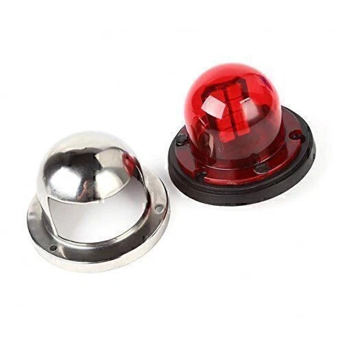 LED Yacht Light Bow Navigation Lamp Marine Boat Universal Red Stainless Steel