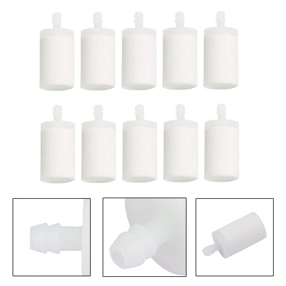 10Pcs Fuel Filter for Husqvarna 445 450 460 390XP (591375401, 503443201)