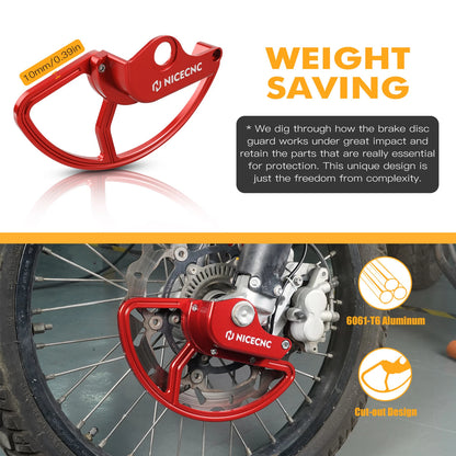 Aluminum Front Brake Disc Guard for GasGas ES700 (2022–2024)