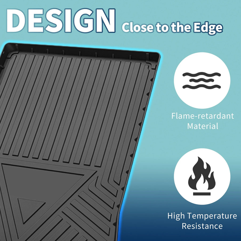 Flat Face Cargo Liner Rear Trunk Mat 1 Pc for BMW 5 Series (2017–2022)