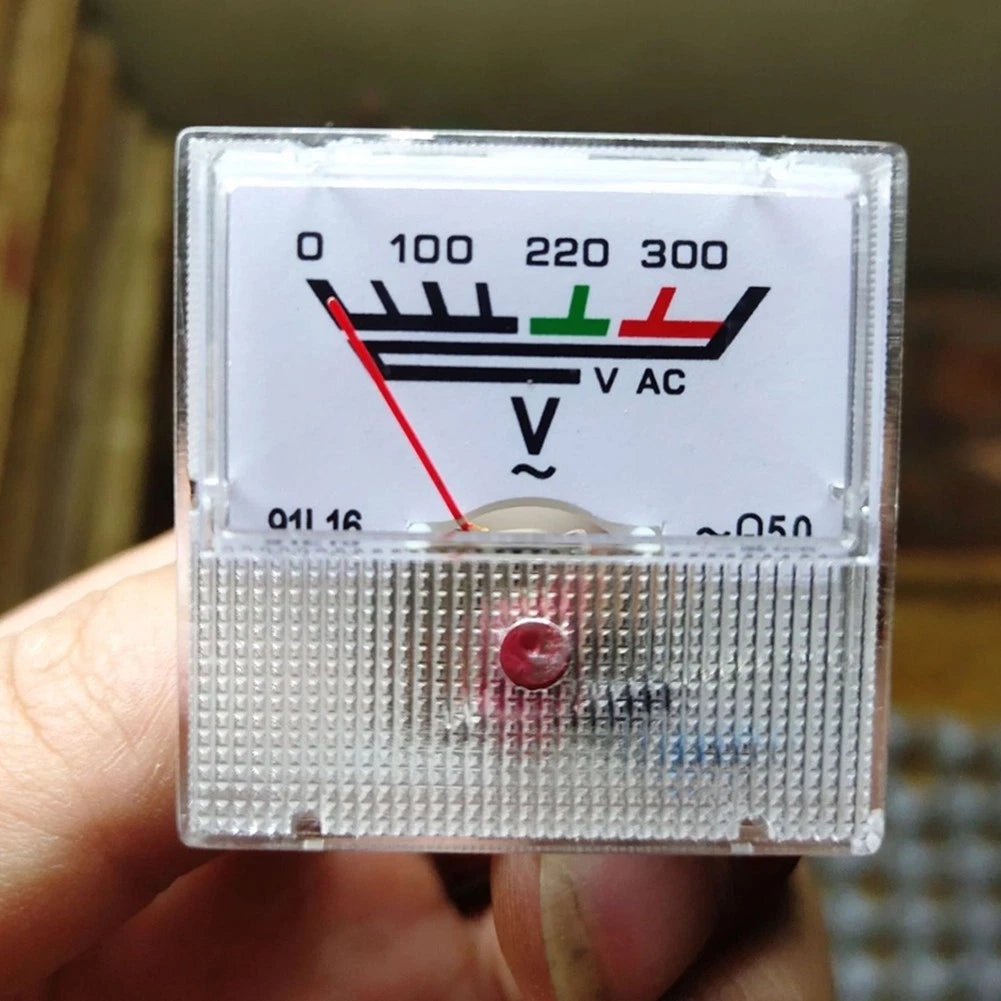 AC Voltmeter 0-300V for Industrial Use (40x40mm)
