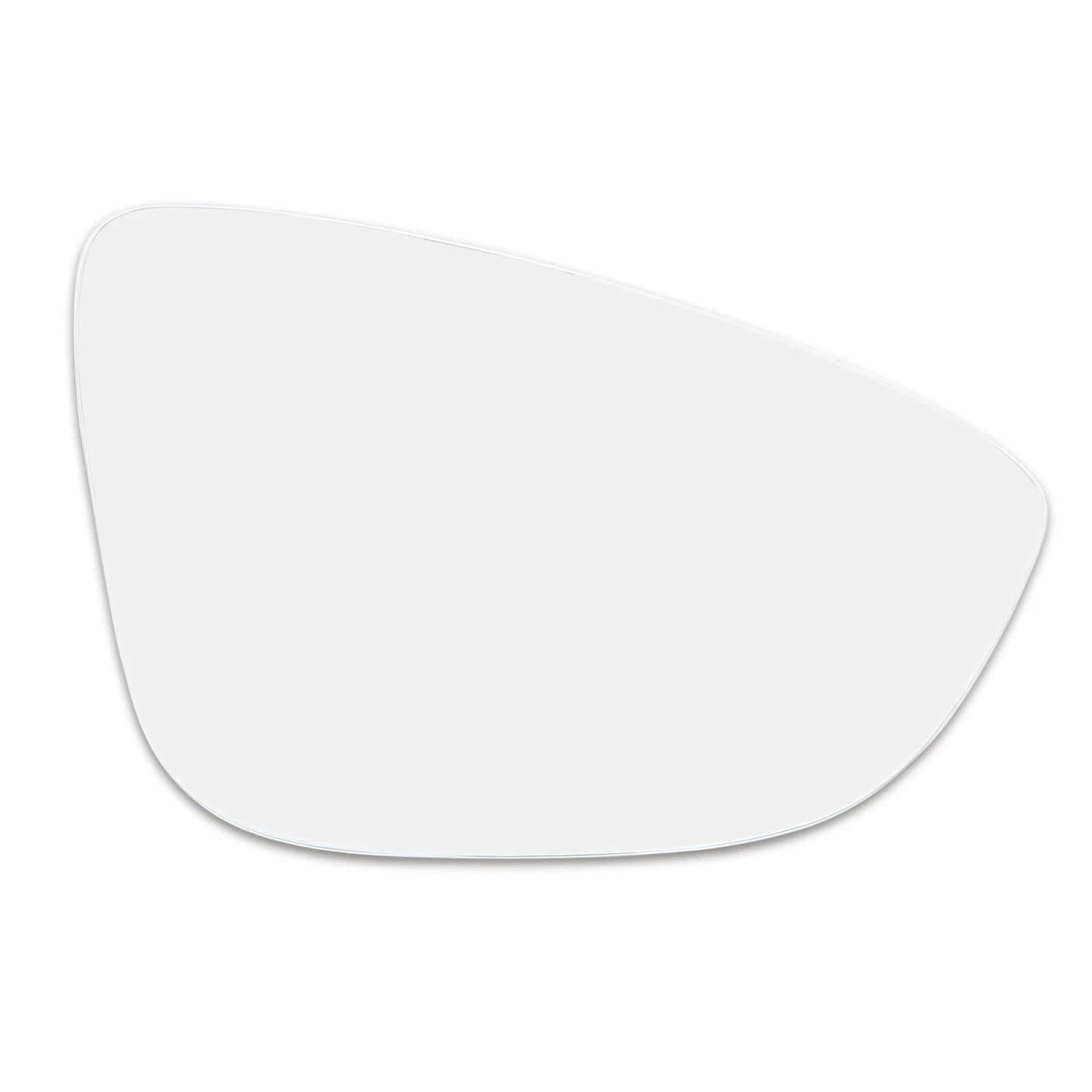 Car Mirror Glass with Adhesive Right Passenger Side for Volkswagen CC (2009–2017)