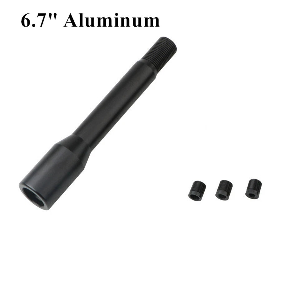 17cm Aluminum Alloy Manual Car Shift Gear Knob Extension Lever Universal