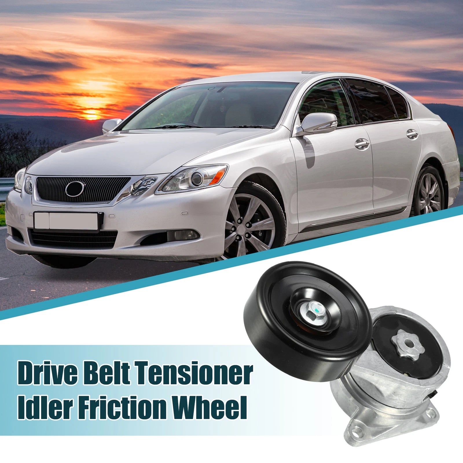Belt Tensioner Pulley Replacement for Lexus GS 300 1993–2004