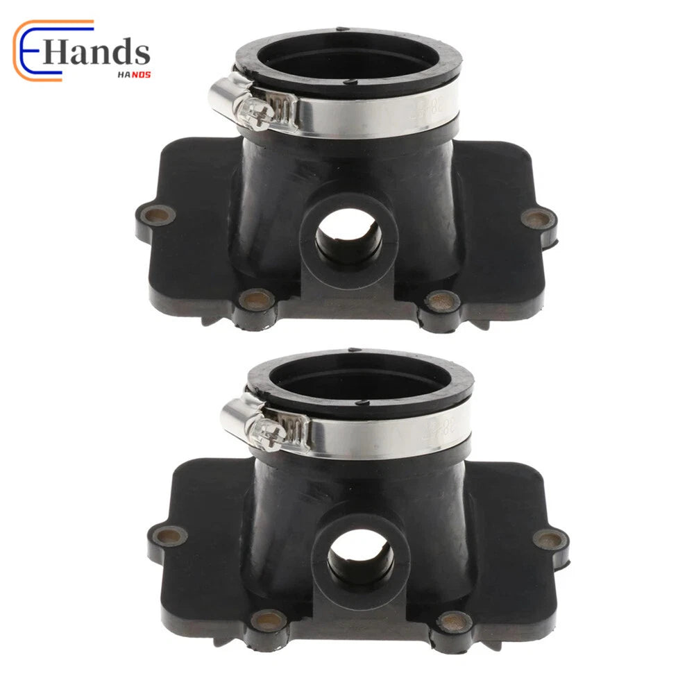 2PC Carburetor Intake Manifold Boot for Ski-Doo 600 (420867882, 420867880)