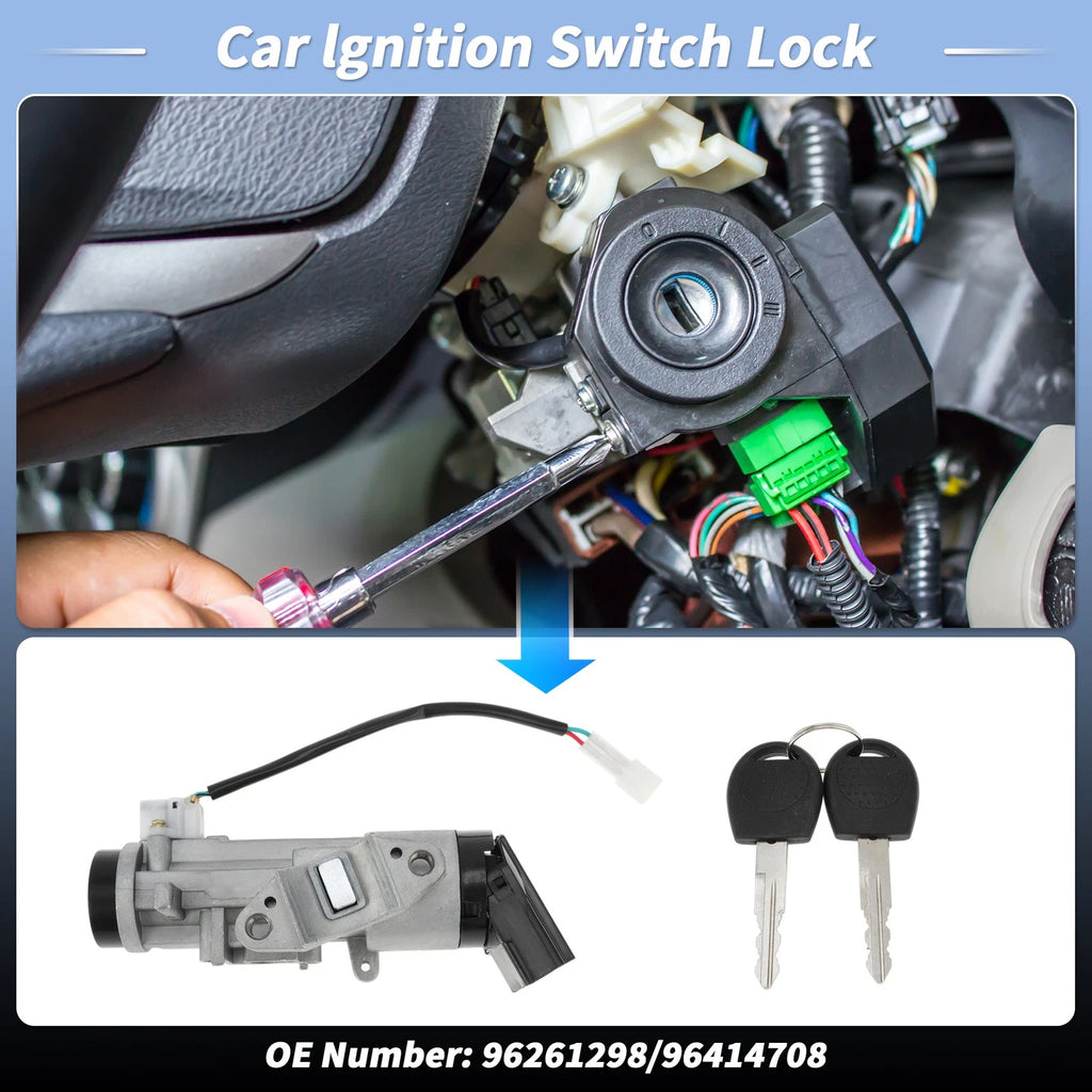 Ignition Lock Cylinder Replacement for Chevrolet Aveo (2004–2011)