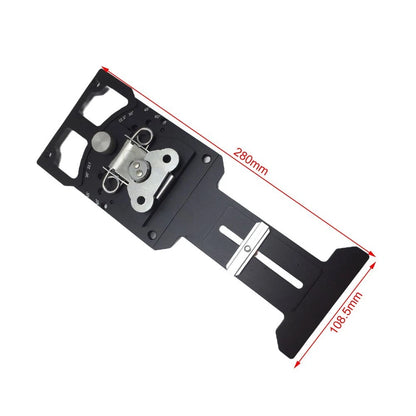 Track Saw Mitre Gauge Rail Stop with 60 Degree Adjustable Angle