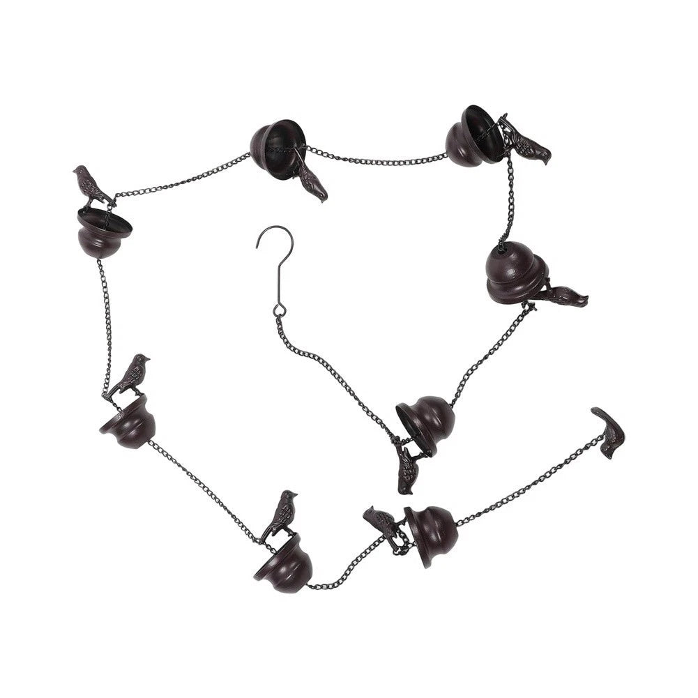 Outdoor Metal Rain Chain for Gutter Water Guidance