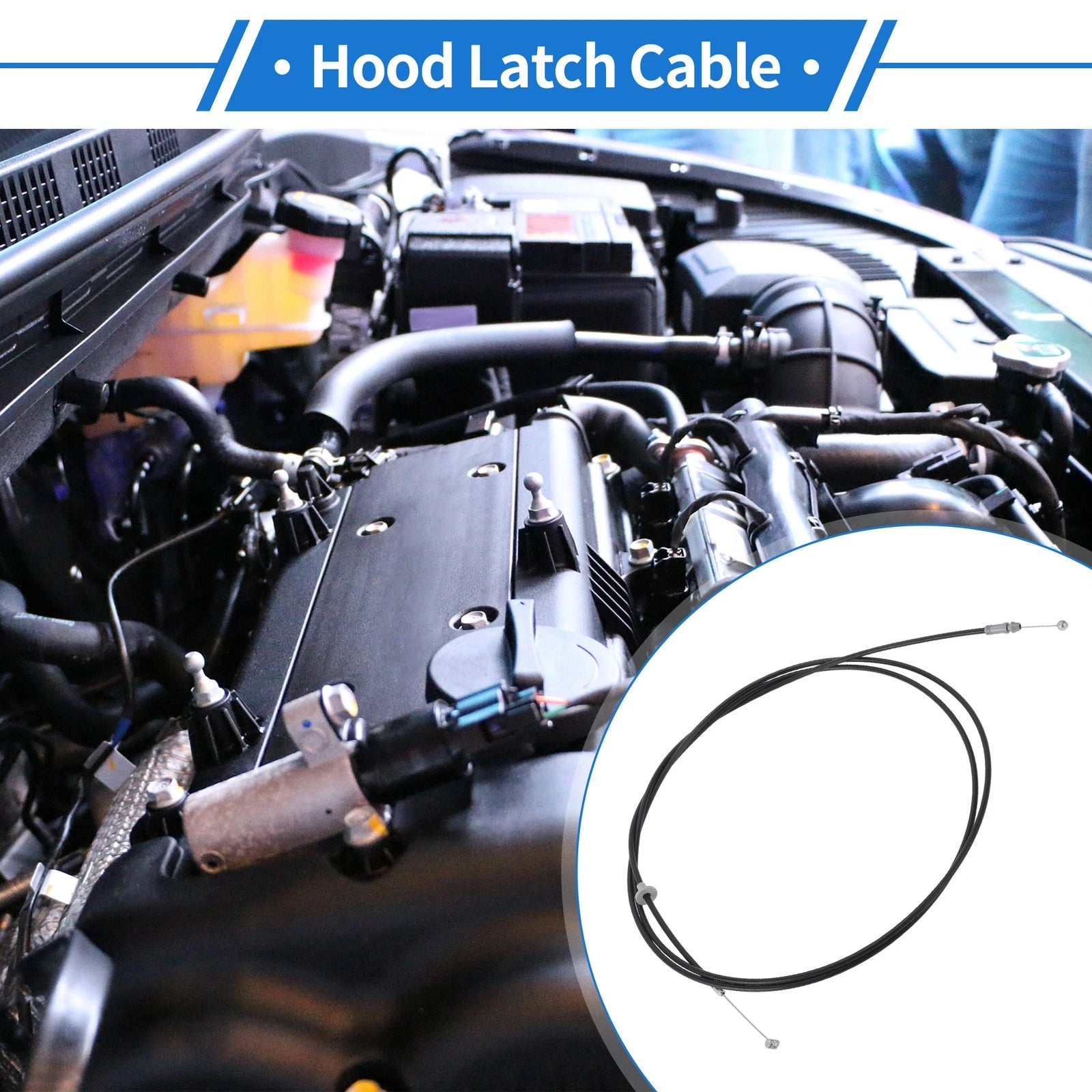 Hood Latch Cable Replacement for Toyota Land Cruiser (2008–2021)