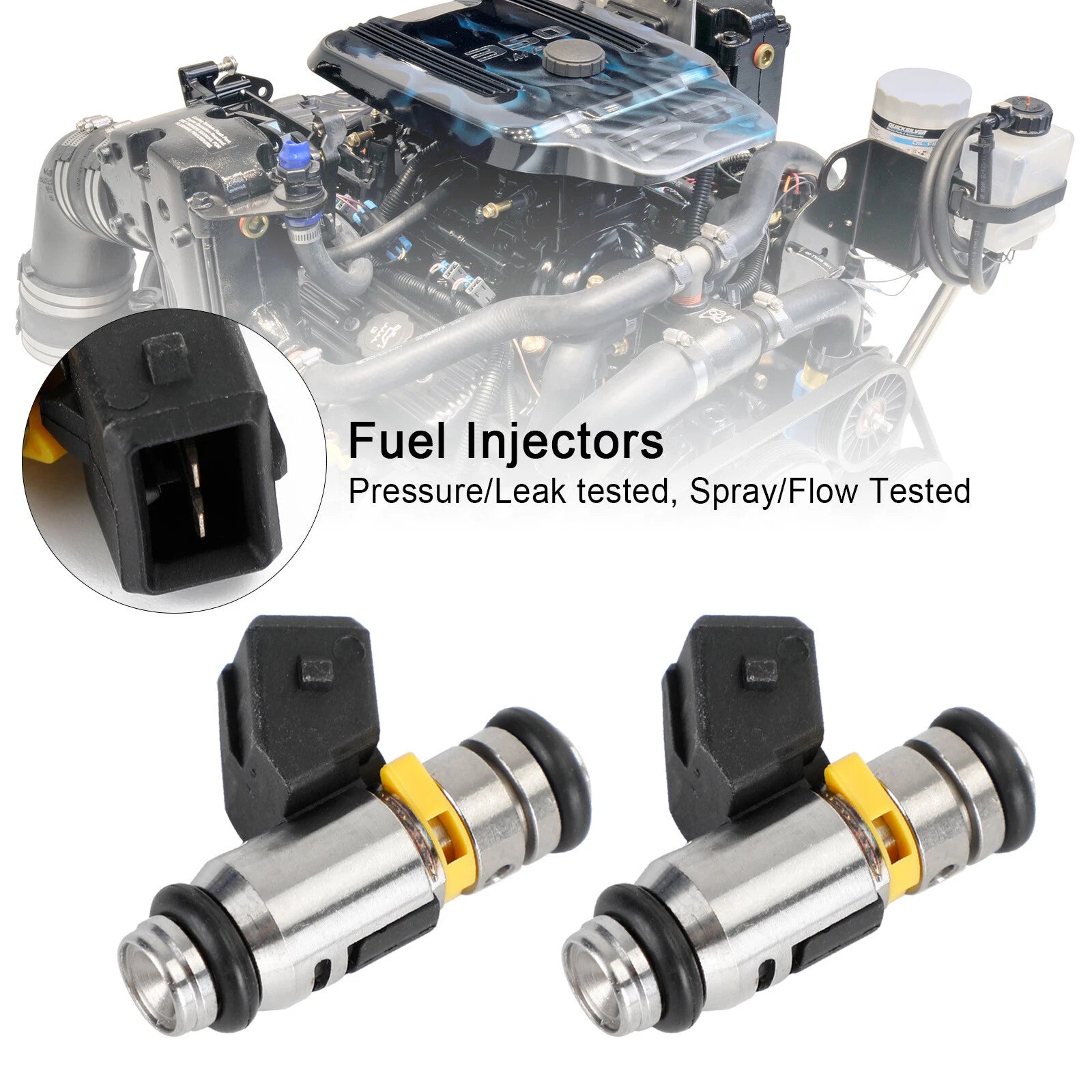2X Fuel Injectors 861260T IWP069 for Fiat Marine Mercruiser (N/A)