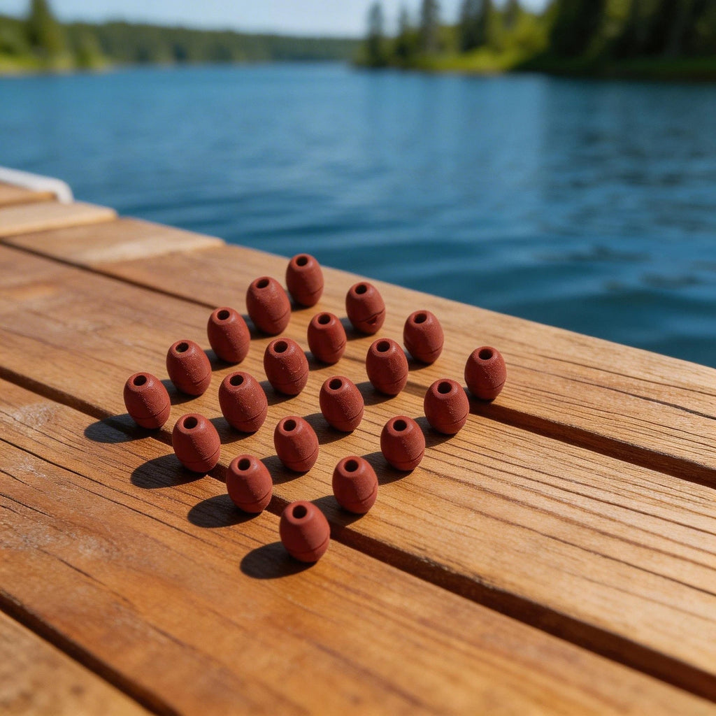 20pcs Perforated Float Balls for Deep Water Fishing Nets PVC