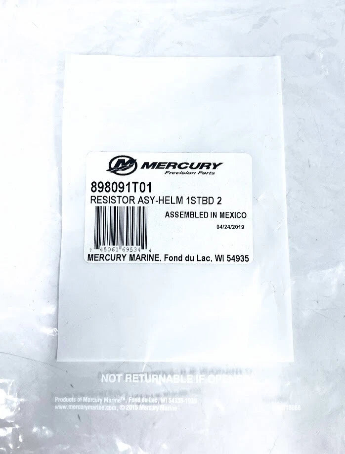 Resistor Assembly for Mercury (1STBD 898091T01)
