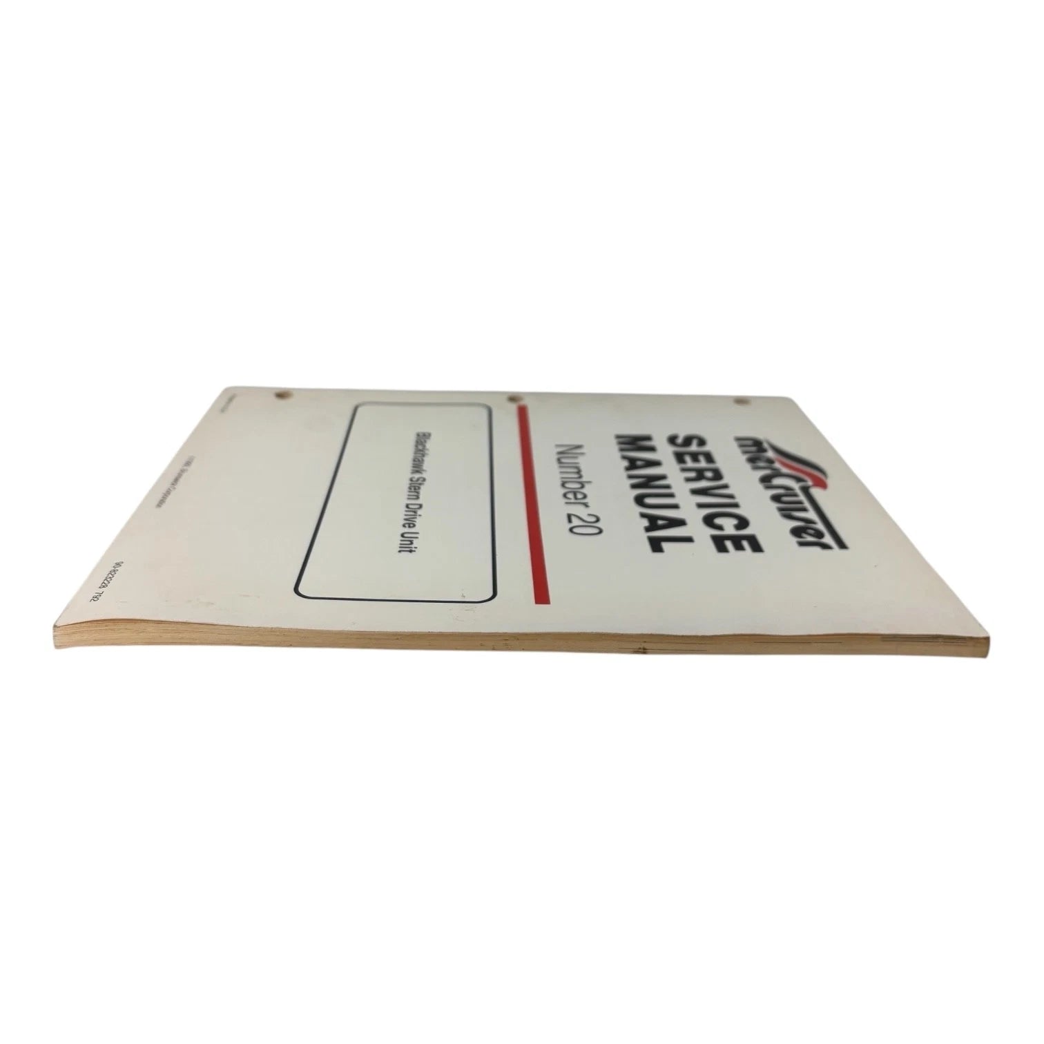 Blackhawk Sterndrive Unit Service Manual #20 for MerCruiser (1992)