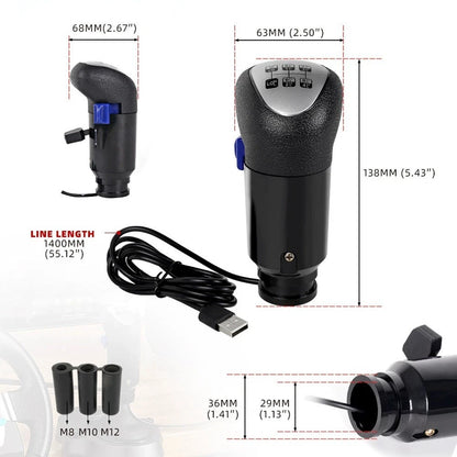 USB Gearshifter for Logitech Racing (2010–2023)