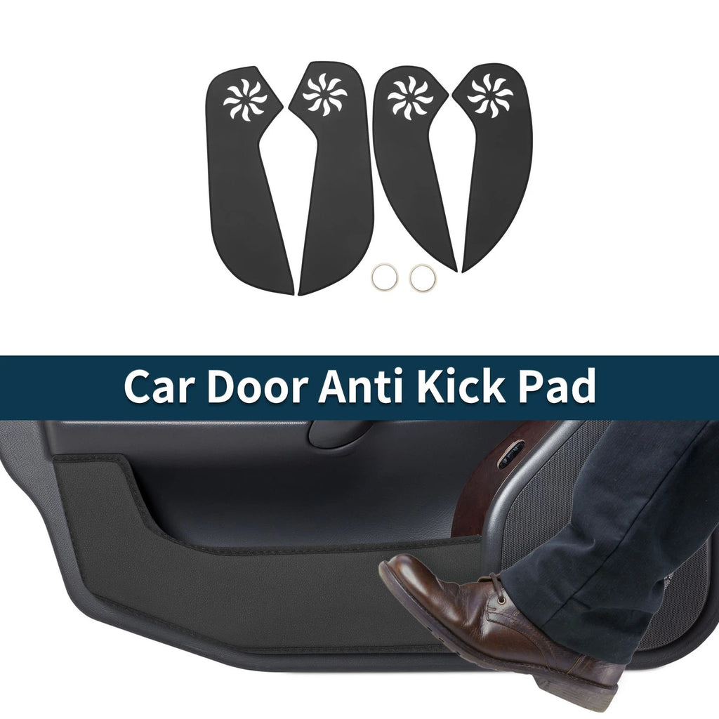 Car Door Anti Kick Pad Protector for Chevrolet Cruze (2011–2015) Black 1 Set